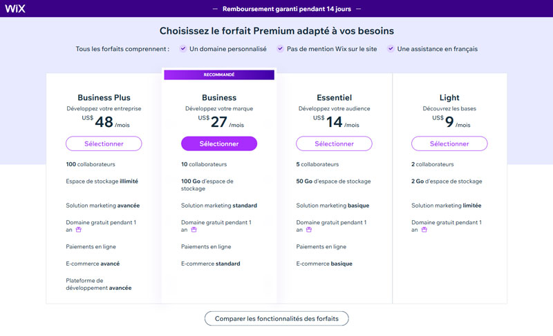 tarification et rapport qualite prix 2025