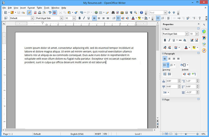 Apache OpenOffice Writer​