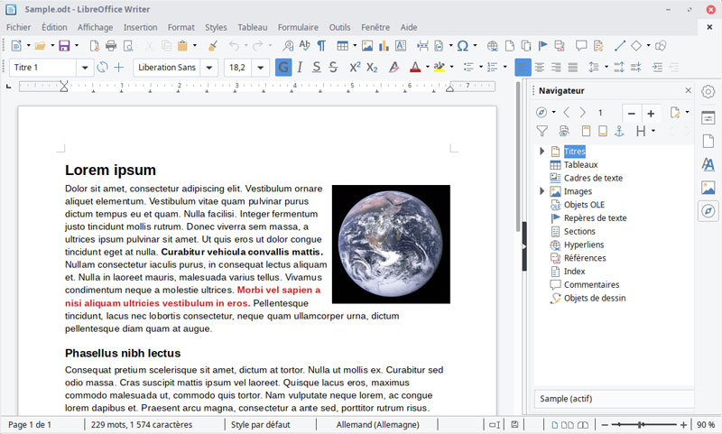 LibreOffice Writer​