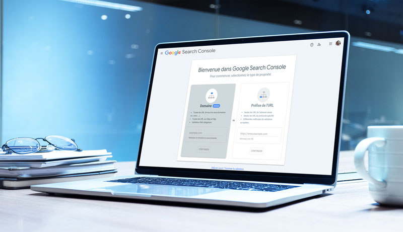 ajouter une propriete google search console