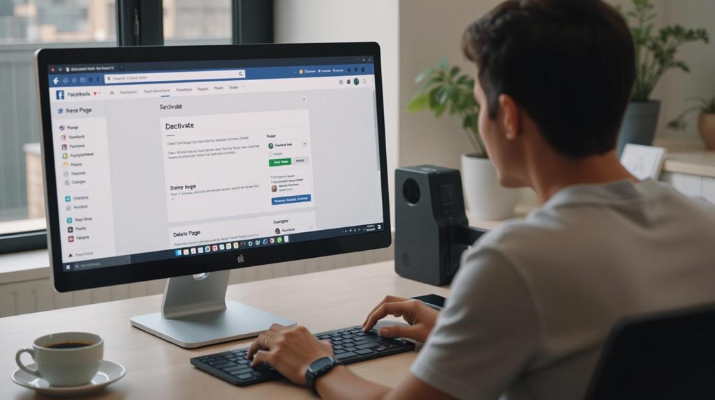 comment supprimer ou desactiver une page facebook