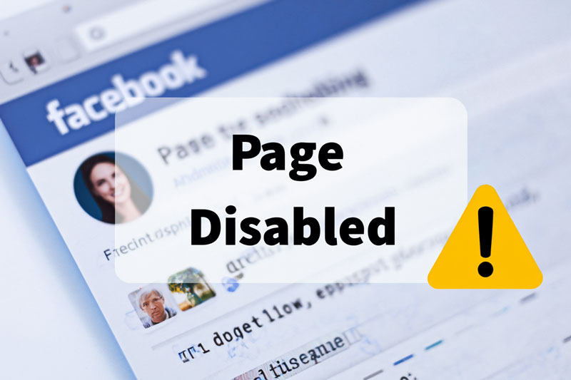 desactivation page Facebook