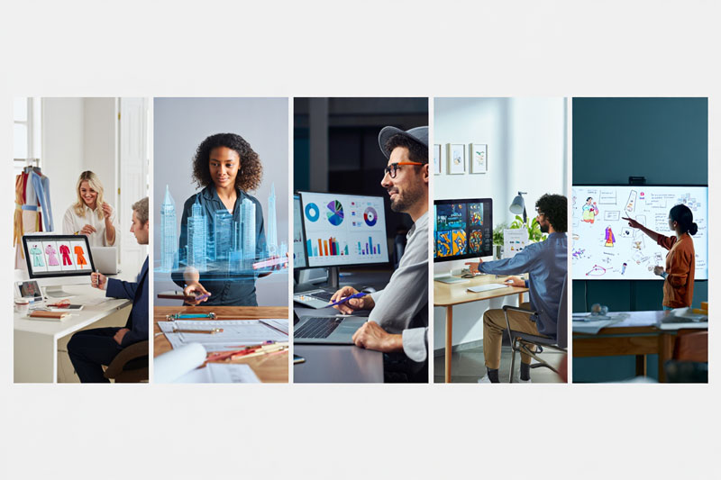 applications dans differents secteurs professionnels