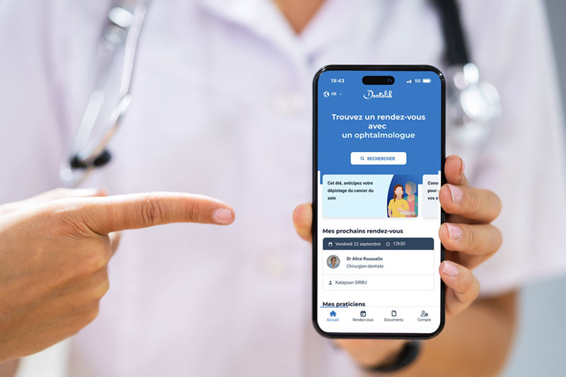 comparatif fonctionnalites principales doctolib