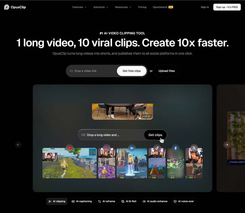 opus clip expert du sequencage video ia