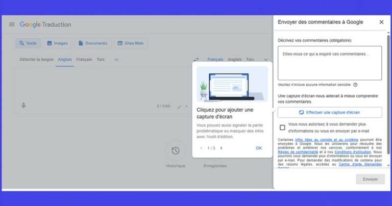 GOOGLE TRADUCTION GOOGLE OUTILS DE SAISIE visual data 8
