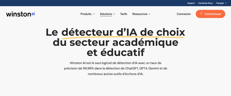 winston ai le detecteur ia haute precision