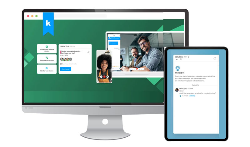 kchat et kmeet la communication equipe reinventee