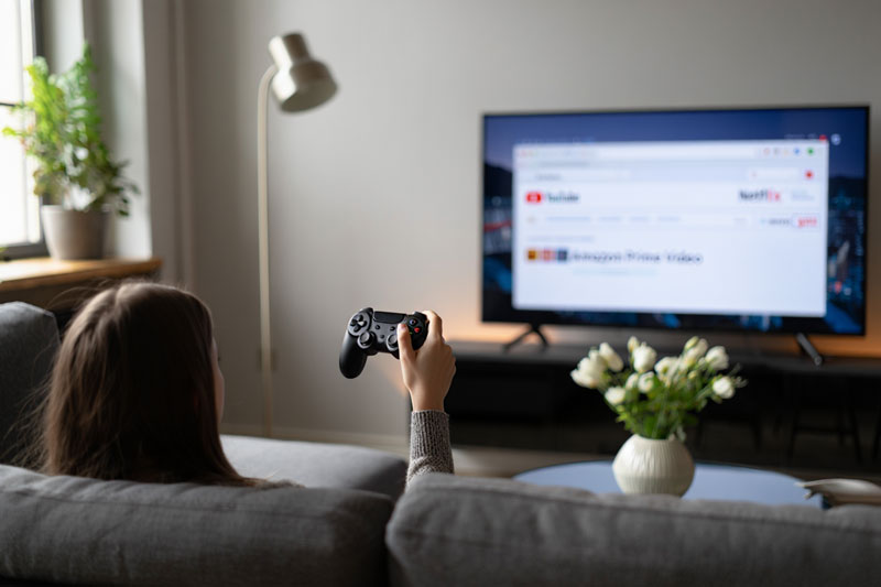 et sur console ou smart tv on navigue comment