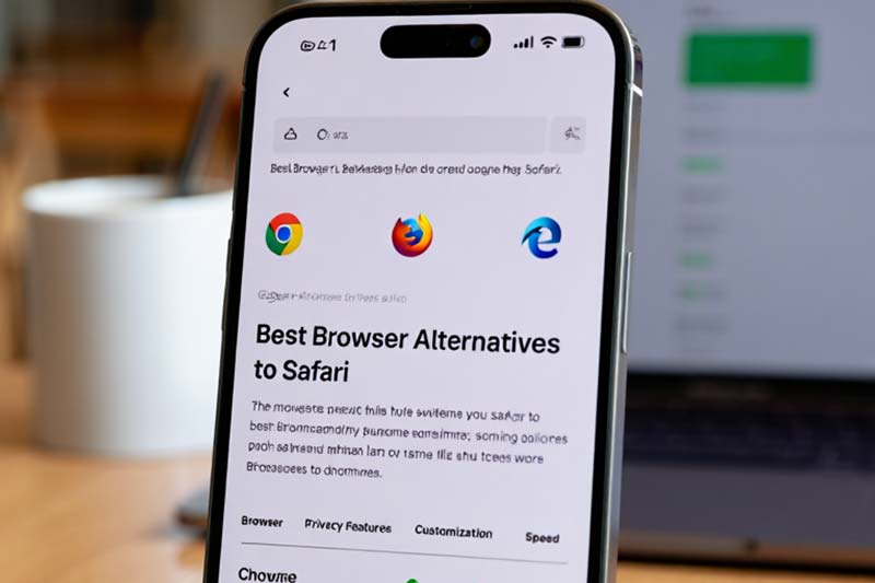 pourquoi chercher une alternative safari sur iphone