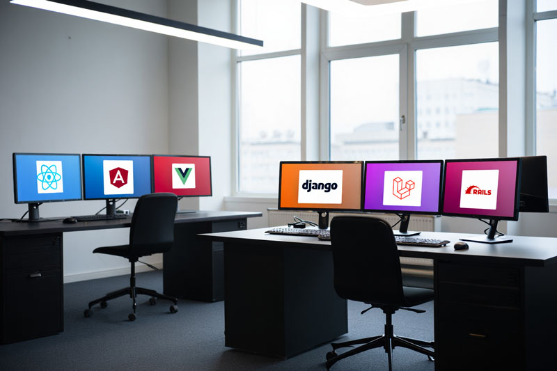 les grandes familles de frameworks web