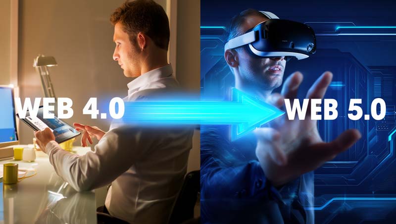 web 4.0 vs web 5.0 match des concepts