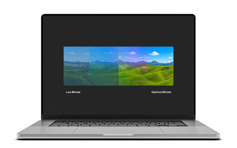 4 paliers de debit pour une qualite image optimale