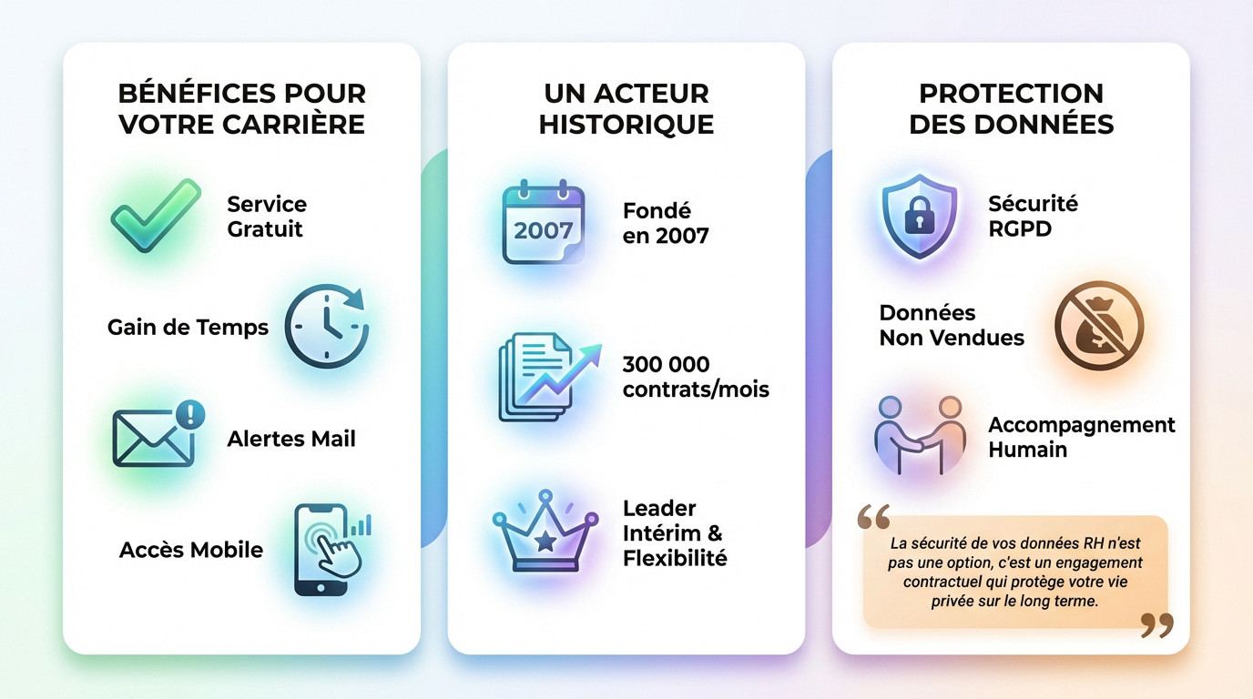Interface sécurisée Coffreo pour la gestion des bulletins de paie et contrats