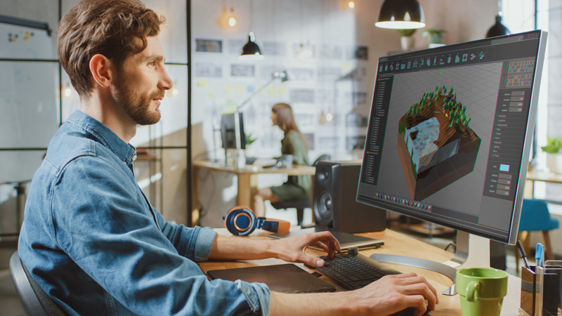 creation de contenus 3d et interactivite en temps reel