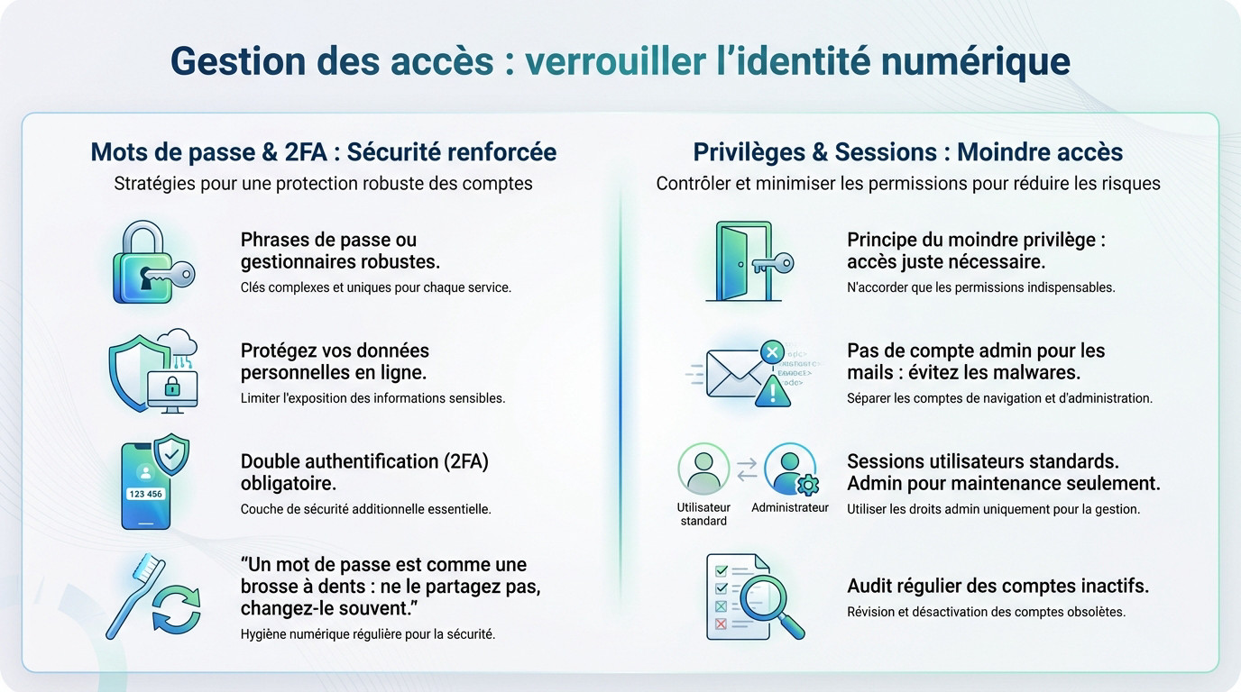 Sécurisation des accès et gestion de l'identité numérique en entreprise
