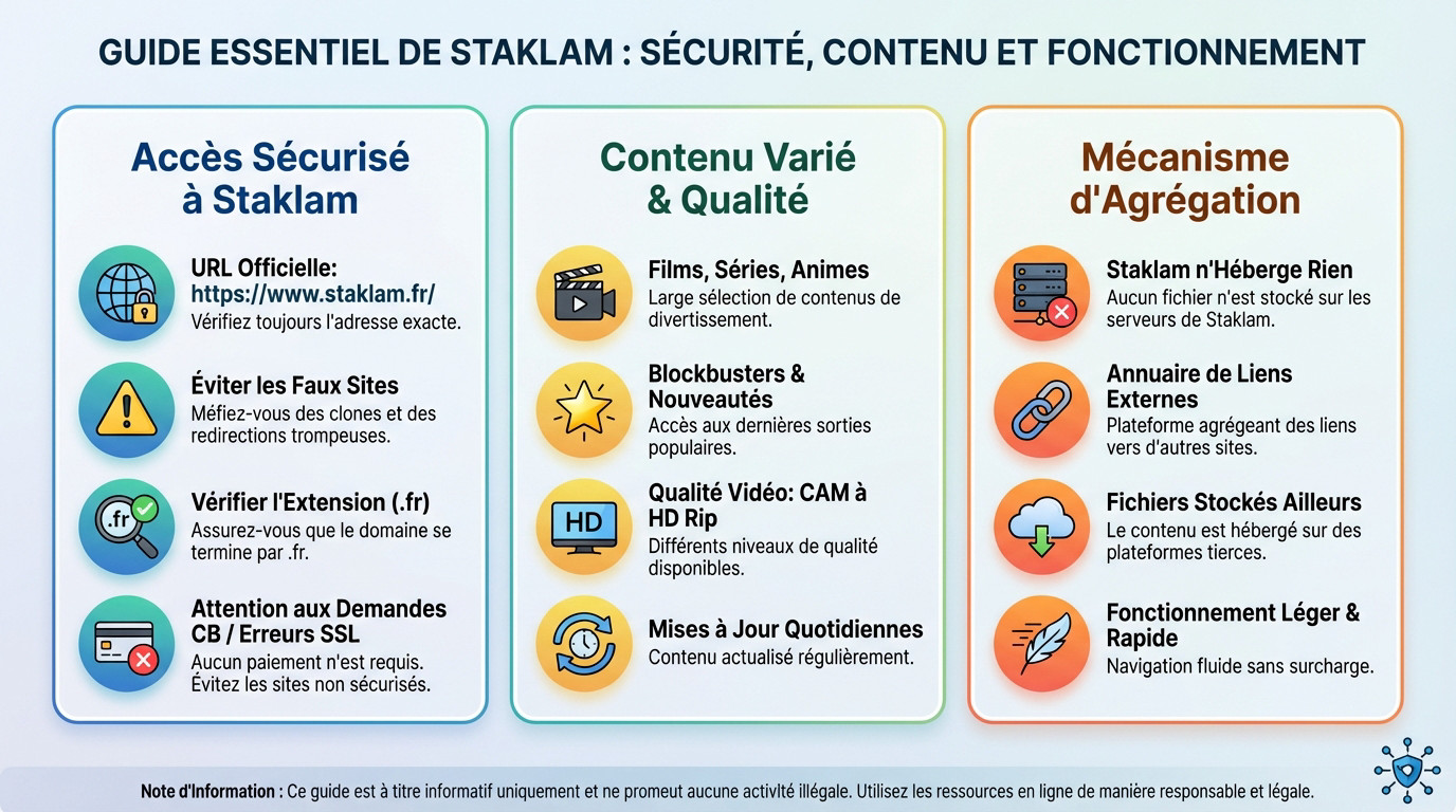 Guide accès sécurisé Staklam streaming