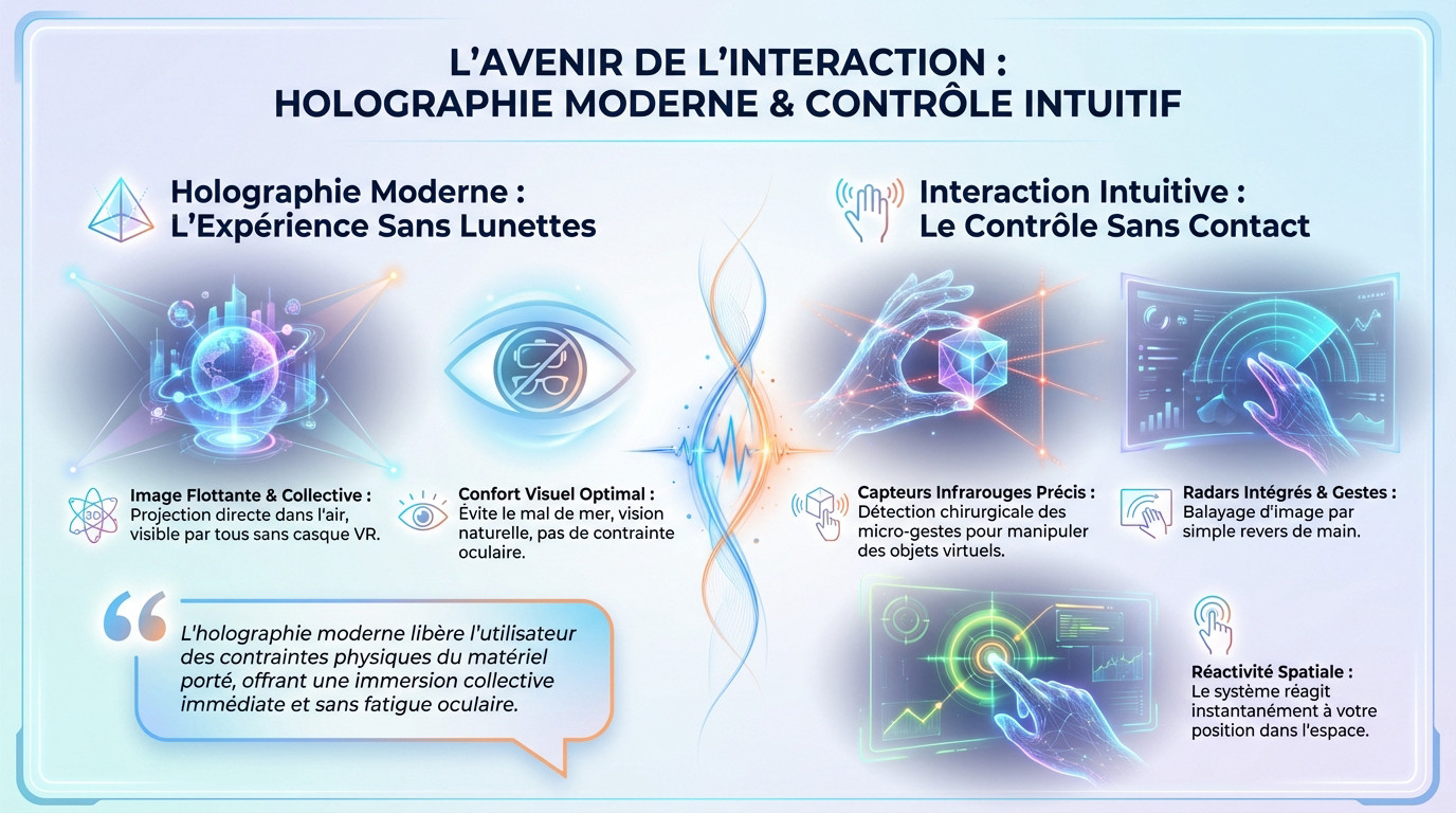 L'avenir de l'interaction holographique et contrôle intuitif