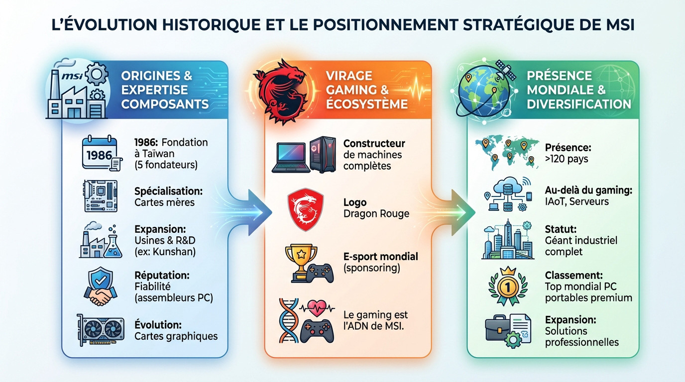 L'évolution historique et le positionnement stratégique de la marque MSI