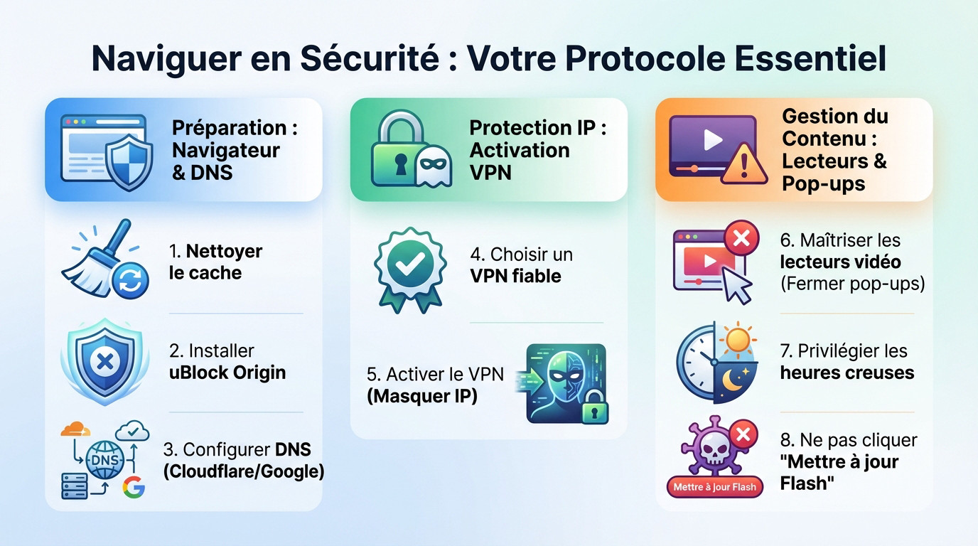 Protocole de sécurité informatique pour le streaming vidéo