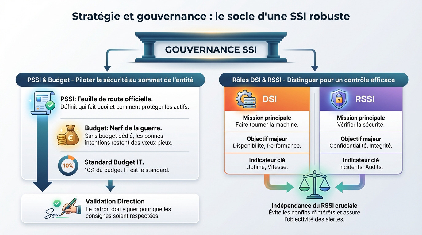Gouvernance et pilotage de la sécurité informatique en entreprise