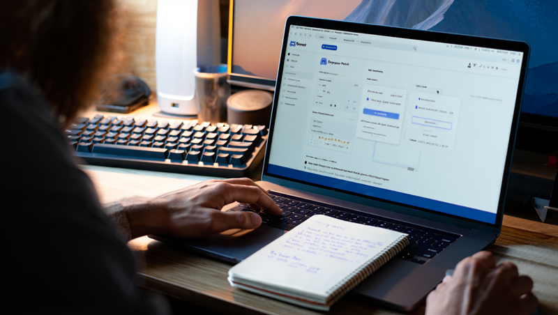 configuration initiale sur le portail developpeur