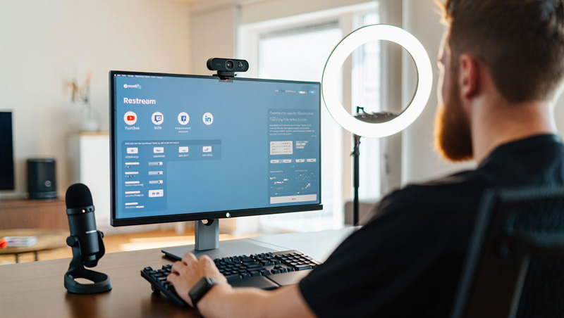 restream outil maitre pour diffuser sur plusieurs