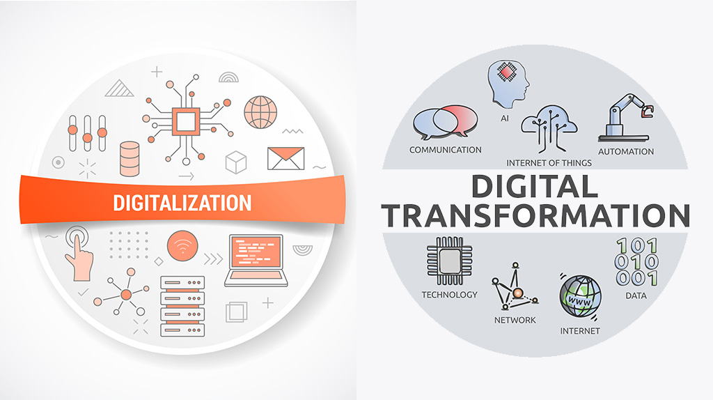 transformation digitale ou numerique choc des mots